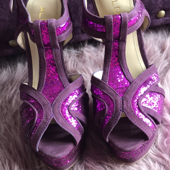 Purple Aldo Heels - Picture 3 of 8